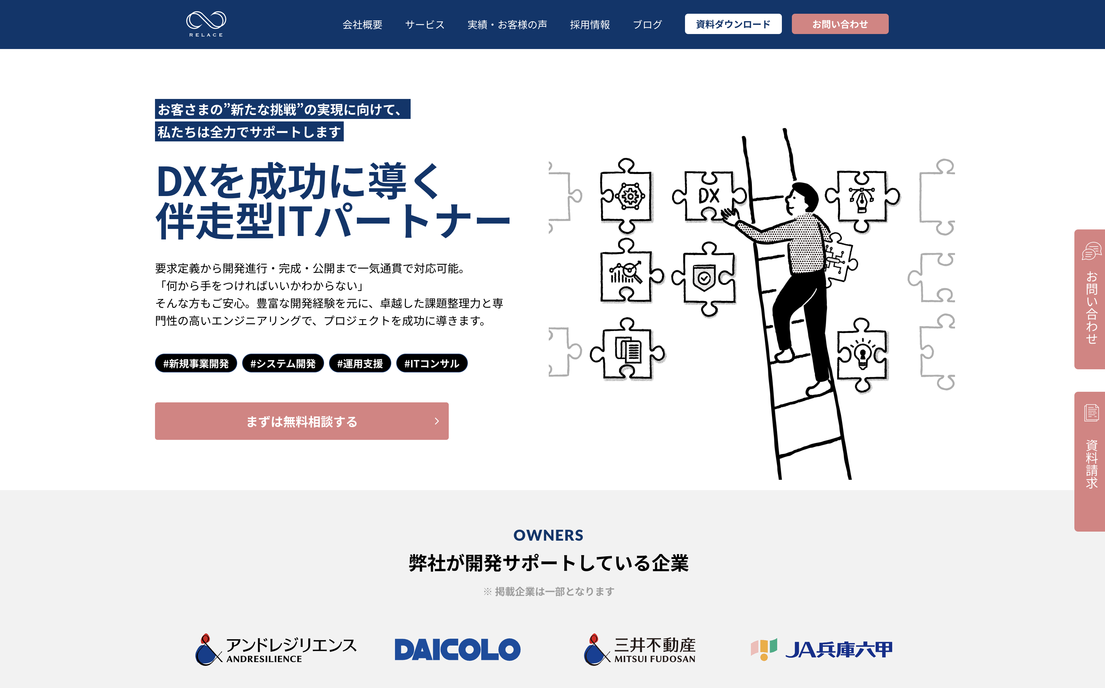 株式会社リレイスの株式会社リレイス:ECサイト構築サービス